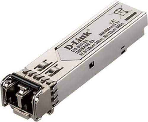 D-Link DIS-S301SX SFP-Transceiver-Modul 1000Base-SX GigE LC Multi-Mode für bis zu 550 m Reichweite in Silber - Bild 1