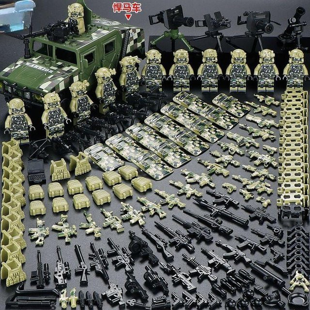 Ghost Swat Spezialeinheiten Militärfiguren Soldaten, Bausteine, ab 14 Jahren - Bild 1