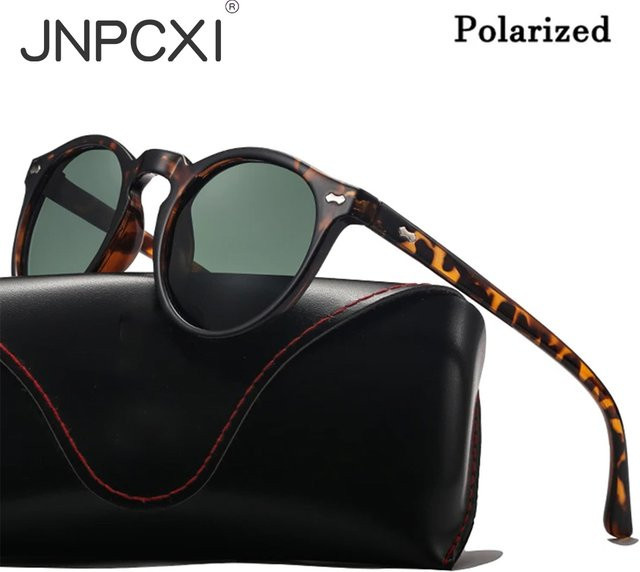 Jnpcxi Sonnenbrille, Vollrand, Round, Kunststoff, Multicolor, Unisex, polarisiert - Bild 1