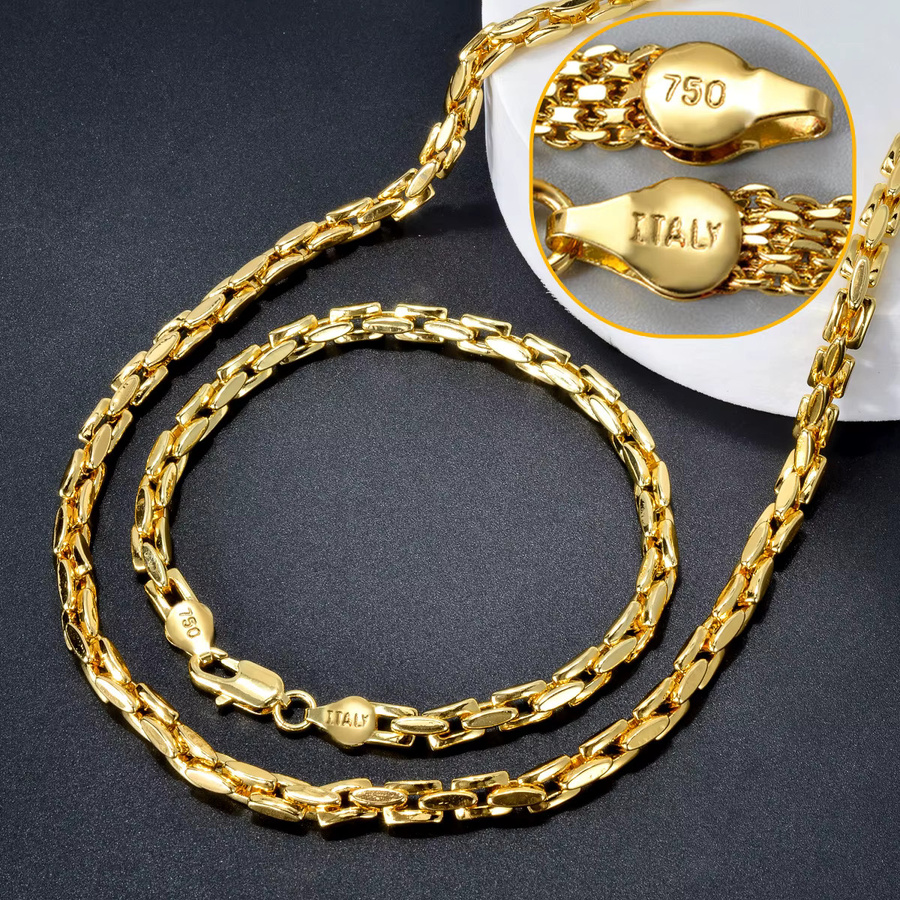 sny Halskette, 18 Karat vergoldet, Gold, Unisex - Bild 3