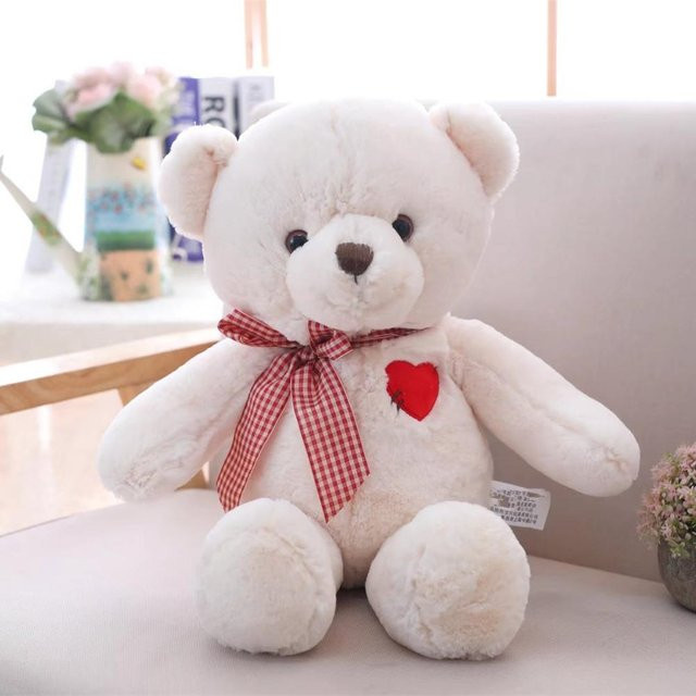 Kidsly Teddybär Plüschtier, weiß, 1-teiliges Set - Bild 1