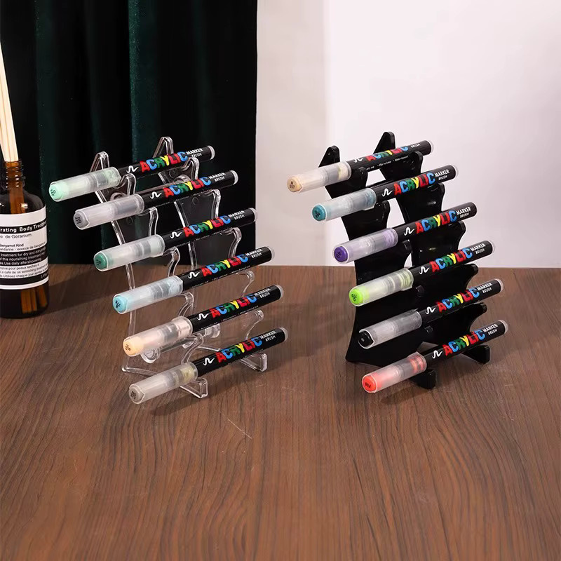 Transparenter Kunststoff Display-Halter mit 6 Slots für Stifte, Löffel oder Schmuck - Bild 2