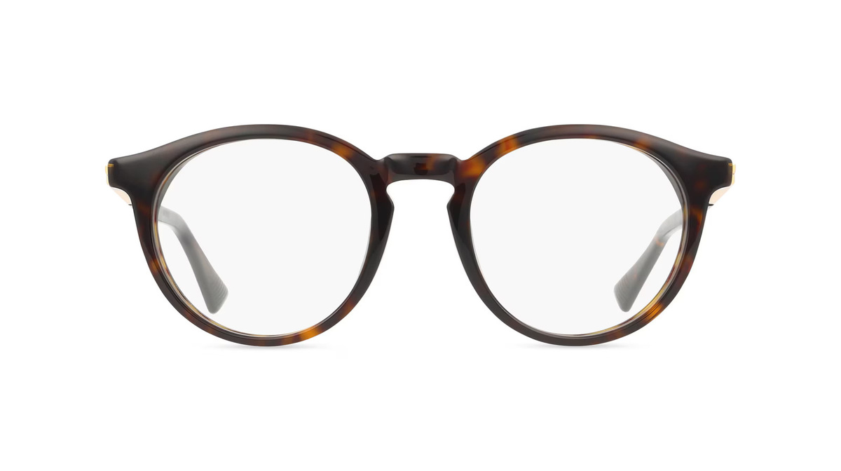 Bottega Veneta BV1335OA Korrektionsbrille, Vollrand, Panto, Acetat, Unisex, braun - Bild 1