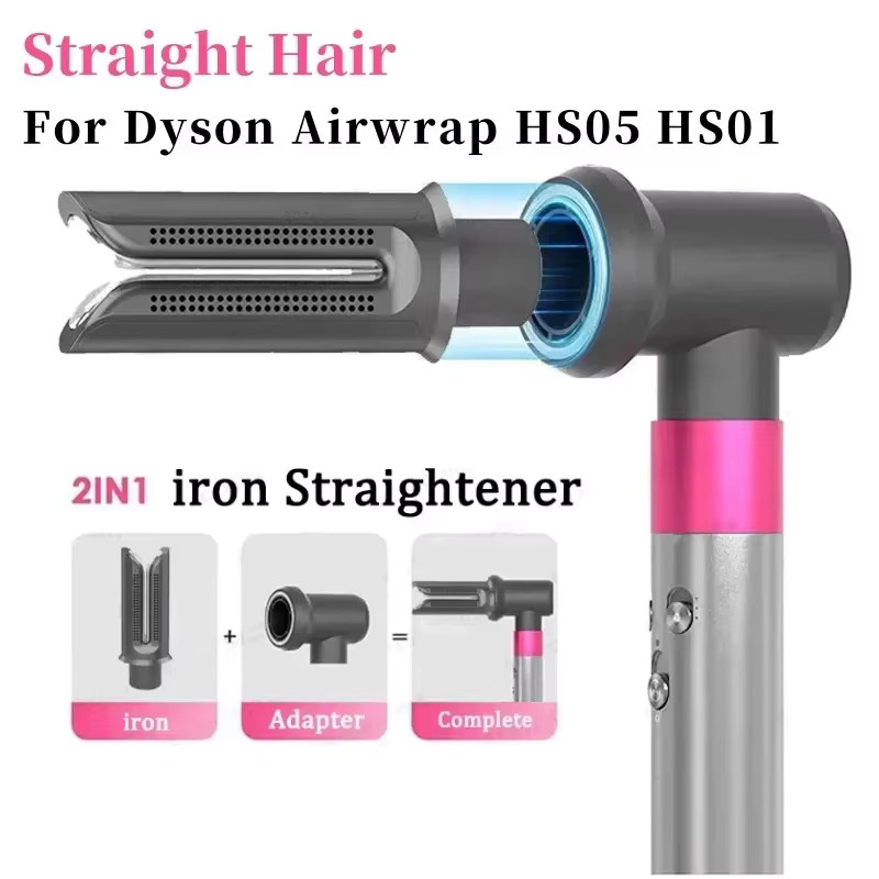 Dyson Airwrap Zubehör Gerade Düse Befestigung in Grau für Haar Styling Werkzeuge - Bild 4