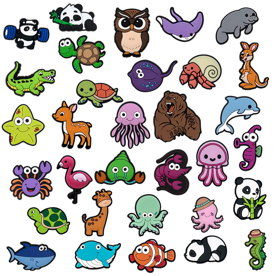 Lanxi League Schuhanhänger Zootiere Capibara, Kinder - Bild 2