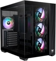 Thermaltake View 380 TG ARGB Tower-Gehäuse in Schwarz mit USB-C und ATX-Unterstützung - Bild 1