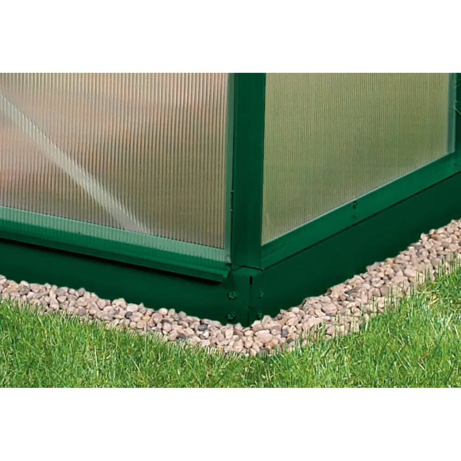 Vitavia Stahlfundament 7800 für Gewächshäuser Ida und Osiris, smaragdgrün, B/T/H: 379 x 190 x 6 cm - Bild 2
