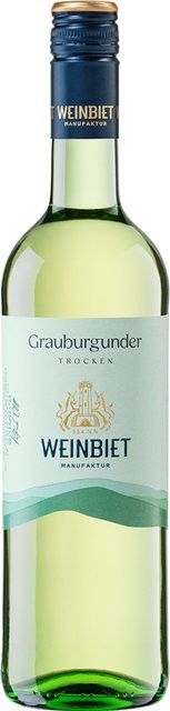Weinbiet Manufaktur Pinot Grigio Weißwein, 2024, Pfalz, trocken, 12,0 %, 0,75 l - Bild 1