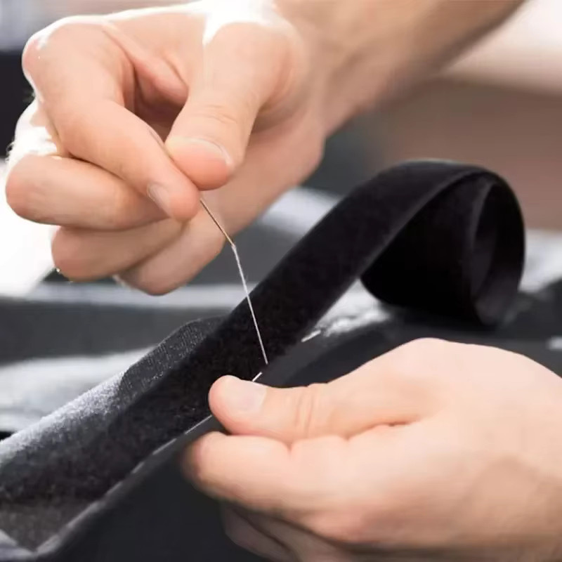 Nicht klebendes Klettband Magic Tape für DIY und Nähzubehör, 25 Meter, Schwarz oder Weiß - Bild 4