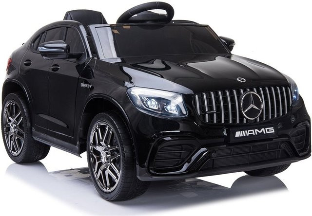 TPFLiving Mercedes GLC63 S Elektro-Kinderauto, schwarz, mit Ledersitz und Sicherheitsgurt - Bild 1