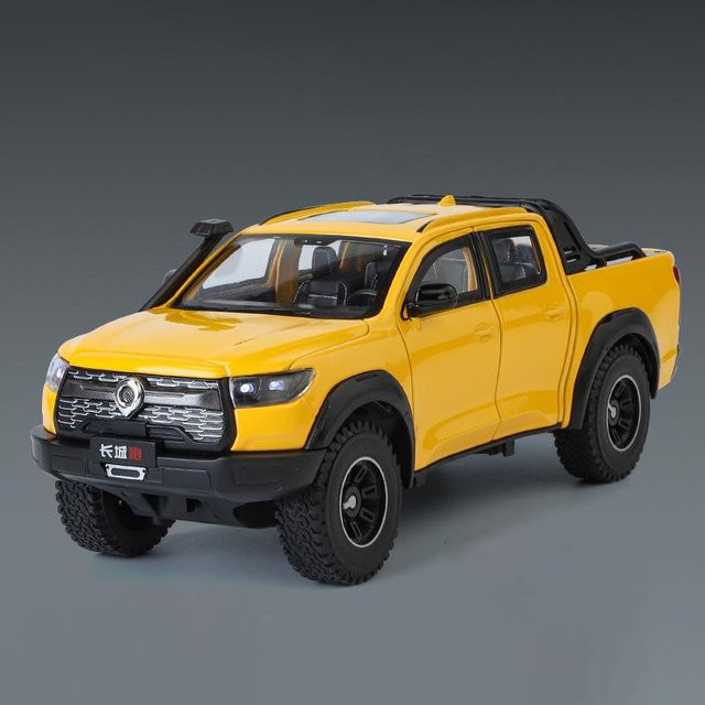 Linyi Toy Car Great Wall Motor Gwm Poer, Modell, 1:24, Metall, Sound und Licht, ab 14 Jahren - Bild 1