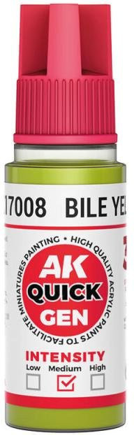 AK Interactive Bile Yellow, Gelb, 18 ml - Bild 1