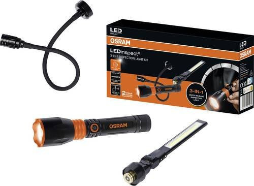 Osram Automotive LEDinspect 3-IN-1 LED-Inspektionsleuchte Arbeitsleuchte in Schwarz - Bild 1