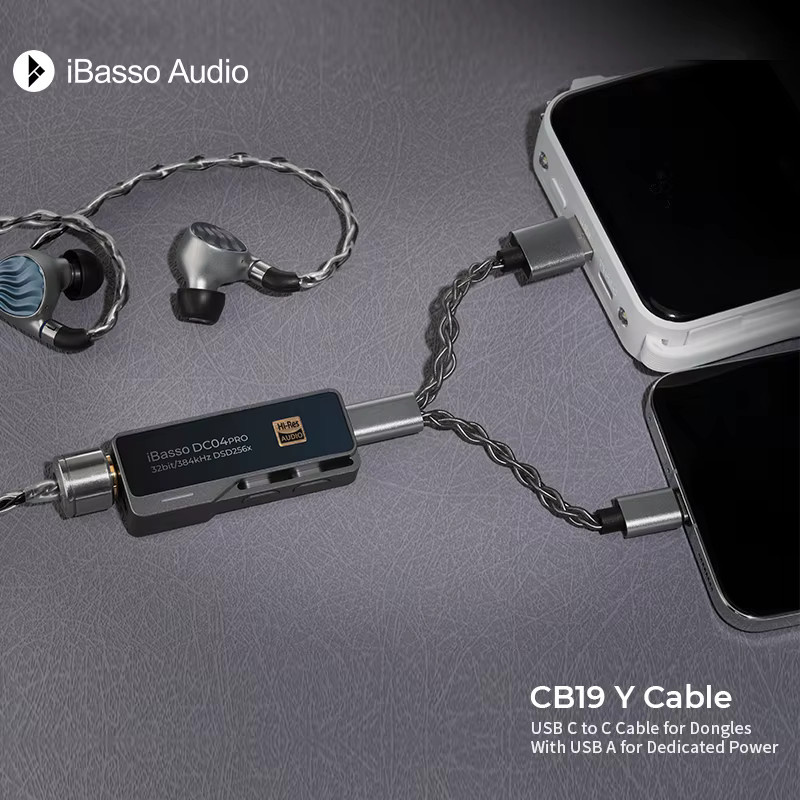 IBasso CB19 Small Tail Upgrade Audio-Adapterkabel in Silber mit unabhängiger Stromversorgung für DC03pro, DC04pro und DC-Elite - Bild 4