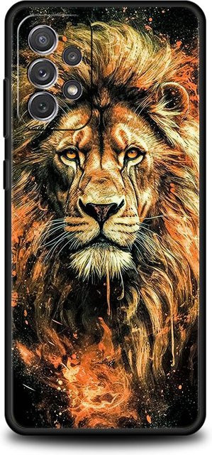 Löwen Handyhülle für Samsung Galaxy A-Serie in Multicolour - Bild 1