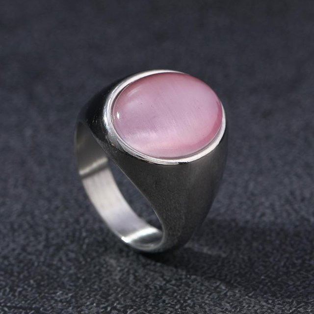 Lucky Star Jewelry Ring, Edelstahl, Schwarz, Zirkonia, Unisex - Bild 1