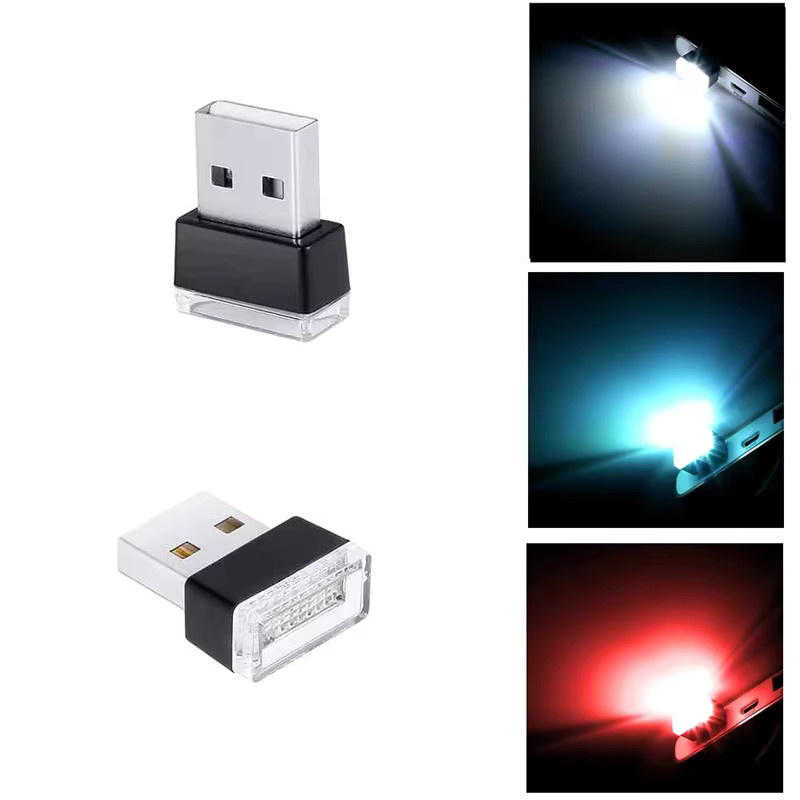 NATURIXY USB LED Ambientebeleuchtung als dekorative Notbeleuchtung in Rot, Blau oder Weiß - Bild 3
