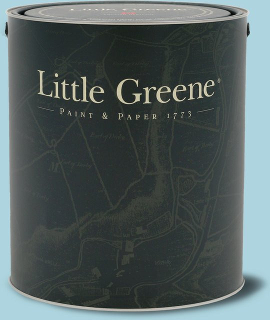 Little Greene Absolute Matt Emulsion Wandfarbe Sky Blue 103, 0,25 l - Bild 1
