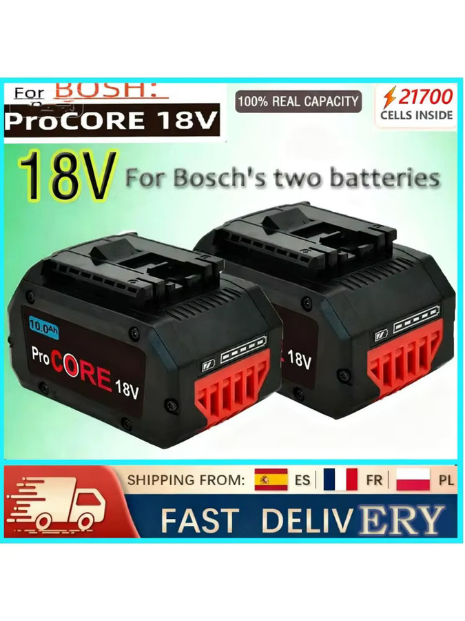 Bosch ProCORE Ersatzakku 18V 10,0Ah Schwarz für BAT609 BAT618 GBA18V80 21700 Batterien - Bild 7