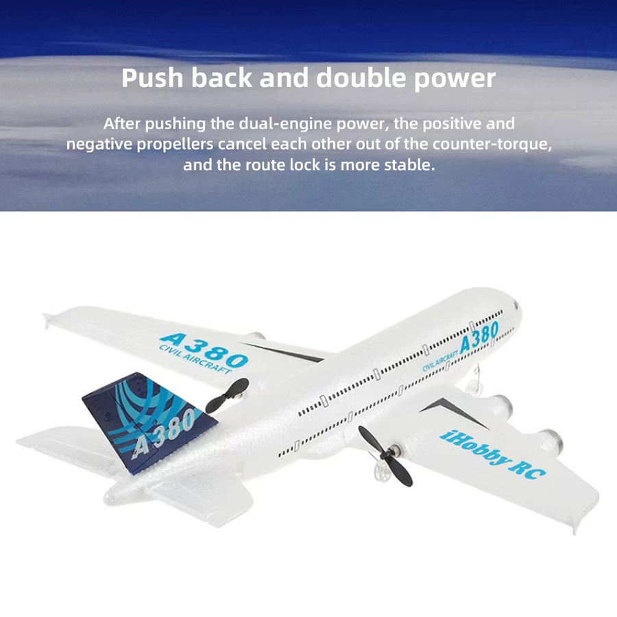CONUSEA A380 RC Flugzeug, EPP Schaum, 2,4G, Outdoor Spielzeug - Bild 3