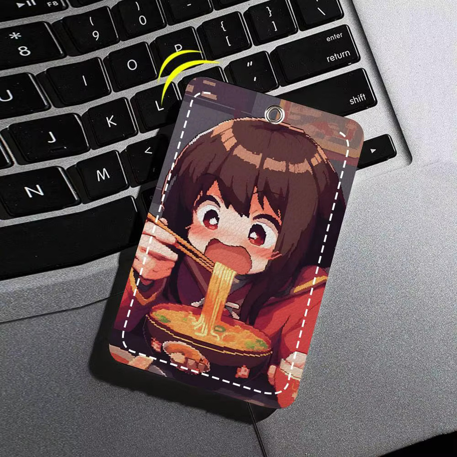 bilibili Schlüsselanhänger Megumin, Leder, Kartenetui - Bild 5