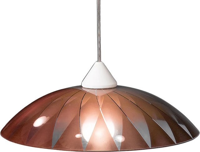 Orion Leuchten Hängeleuchte Martina Braun mit Opalglasschirm, Durchmesser: 33 cm, E27 - Bild 1