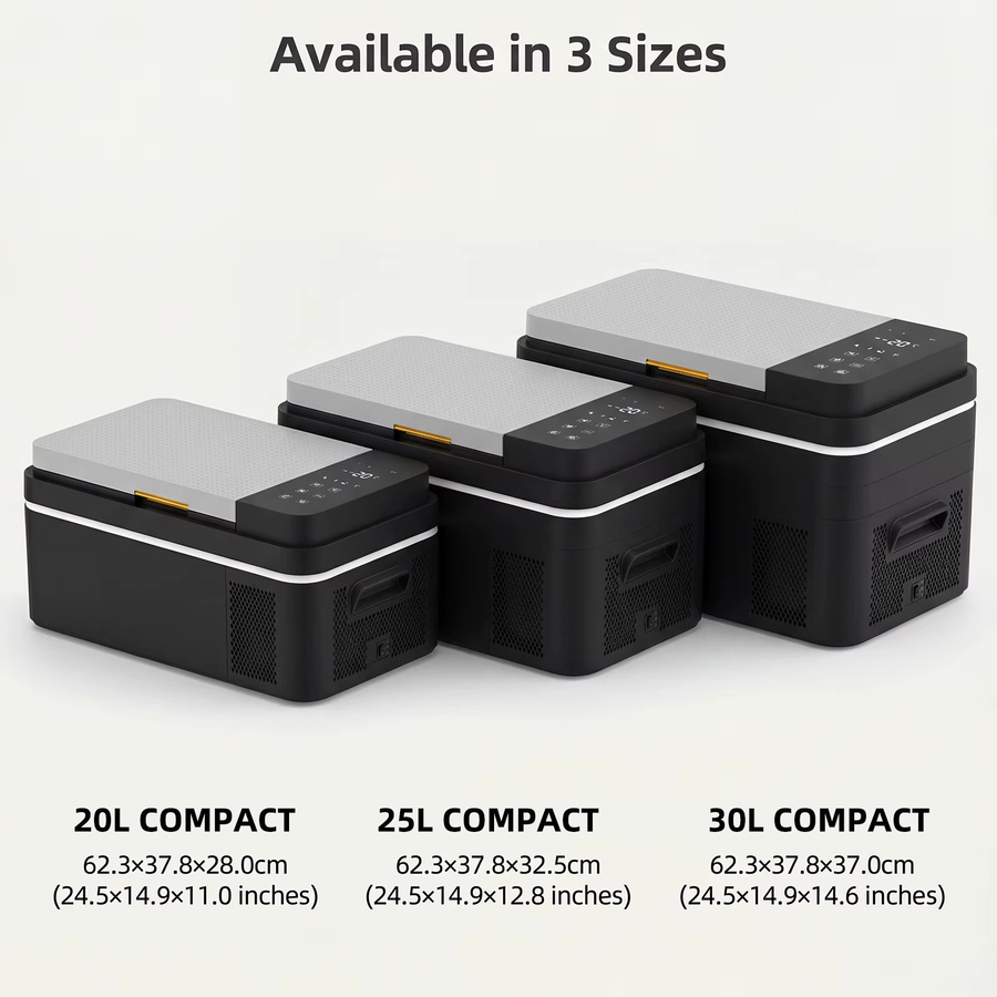 Podofo Kompressor-Auto-Kühlbox mit App-Steuerung, Tragbarer Gefrierschrank für Camping und Reisen, 12/24V DC und 100-240V AC - Bild 4
