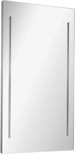 Fackelmann Spiegelelement AL 55 LED beleuchtet grau B/H/T: 55 x 100 x 3,6 cm - Bild 1