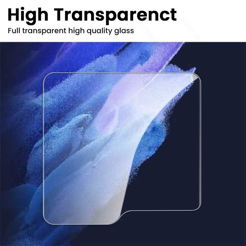 Samsung Displayschutzfolie aus gehärtetem Glas für Galaxy Z Flip 7 6 5 4 Rückseite transparent - Bild 5