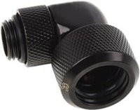Alphacool Eiszapfen 16mm HardTube Anschraubtülle 90 Grad drehbar in Schwarz oder Silber - Bild 1