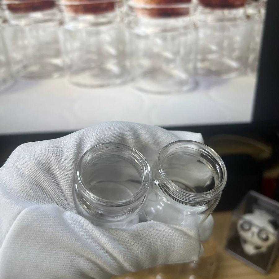 LYGIL Mini-Glasflaschen mit Korken, transparent, 25 ml - Bild 3