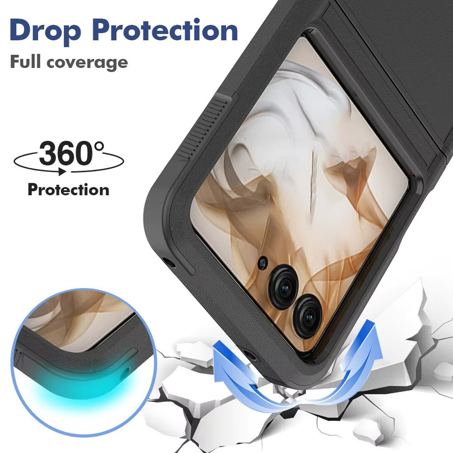 Robuste Armor PC OTT-BOX Handyhülle für Motorola Moto Razr 50 40 20 (Verfügbar in Blau und Schwarz) - Bild 5