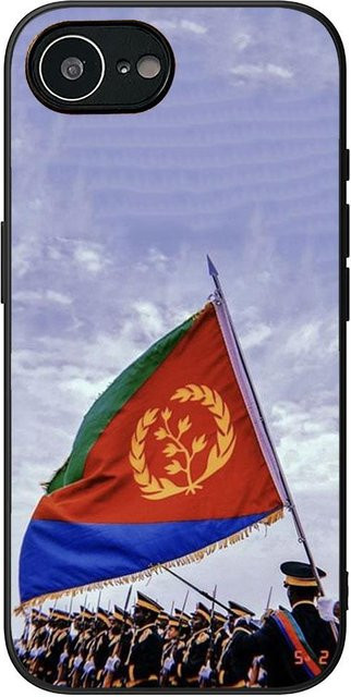 Handyhülle Eritrea Flagge Rose für Motorola Moto Edge 50, 30 Fusion, 40 NEO, Ultra Pro, G22, G23, G20, G35, G84, G13, G53 - Bild 1