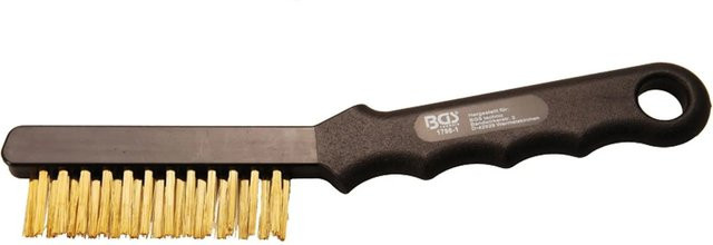 BGS Bremssattelbürste aus Messing in Gold, Länge: 220 mm - Bild 2