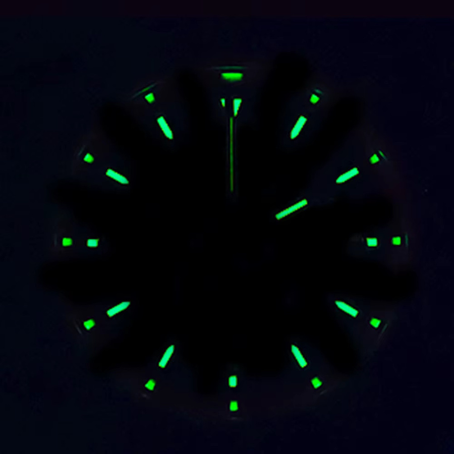OUMASHI Armbanduhr Edelstahl, Saphirglas, Schwarz, Herren - Bild 1