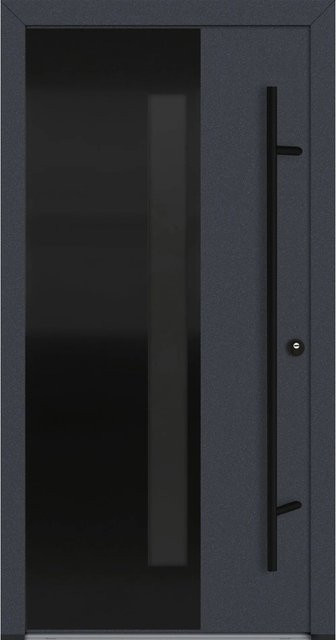 FM Türen Innenbeschläge Set AS68 Modell 66 Anthrazit Rechts B: 100 cm, H: 210 cm - Bild 1