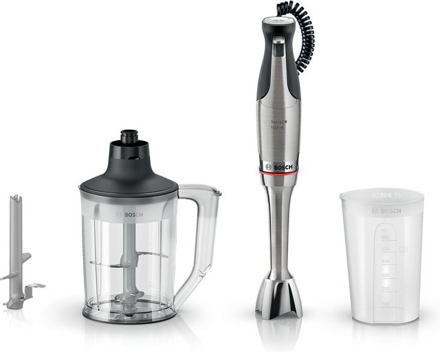 Bosch ErgoMaster Stabmixer-Set MSM8M950 in Edelstahl-Optik Silber - Bild 1