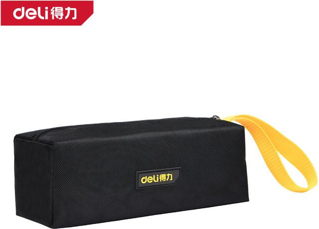 Deli Werkzeugtasche aus wasserdichtem Oxford-Gewebe in Schwarz mit mehreren Taschen für Elektriker und multifunktionale Werkzeug-Organisation - Bild 1