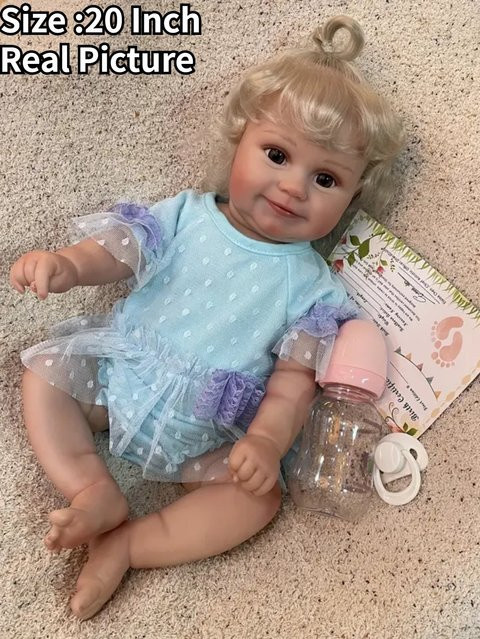OtardDolls Maddie Mädchen Baby wieder geborene Puppe, 20 Zoll - Bild 1