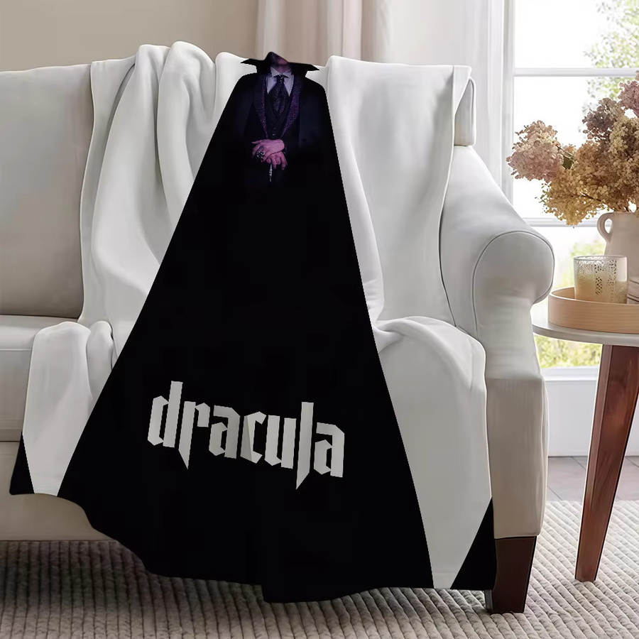 Dracula A Love Tale 2025 Deckenüberwurf aus Plüsch in Schwarz - Bild 2
