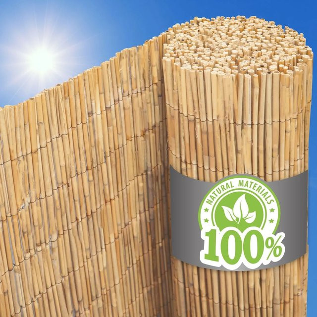 urfence Sichtschutz Schilf Braun B/H: 90 x 600 cm - Bild 1