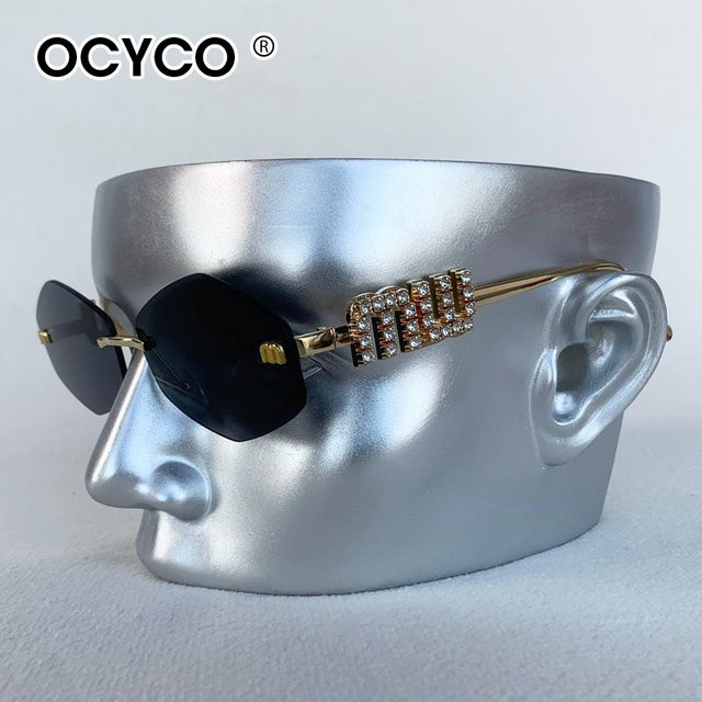 OCYCO Sonnenbrille randlos, hexagonal, Metall, Unisex - Bild 1
