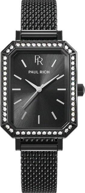 Paul Rich Damenuhr, Quarz, Edelstahl, Schwarz, 23 mm - Bild 1