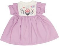 BABY born Puppenkleid Wald in Lila mit Blumen und Tieren, 43 cm - Bild 1