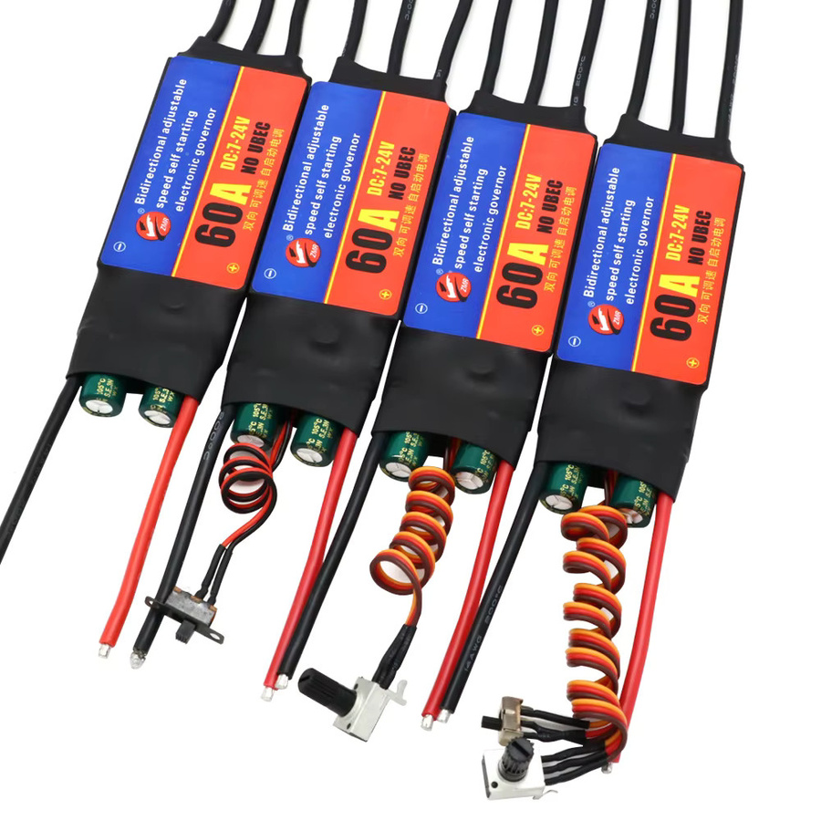 ZMR ESC Bidirektionaler selbststartender bürstenloser elektrischer Geschwindigkeitsregler, Schwarz - Bild 3