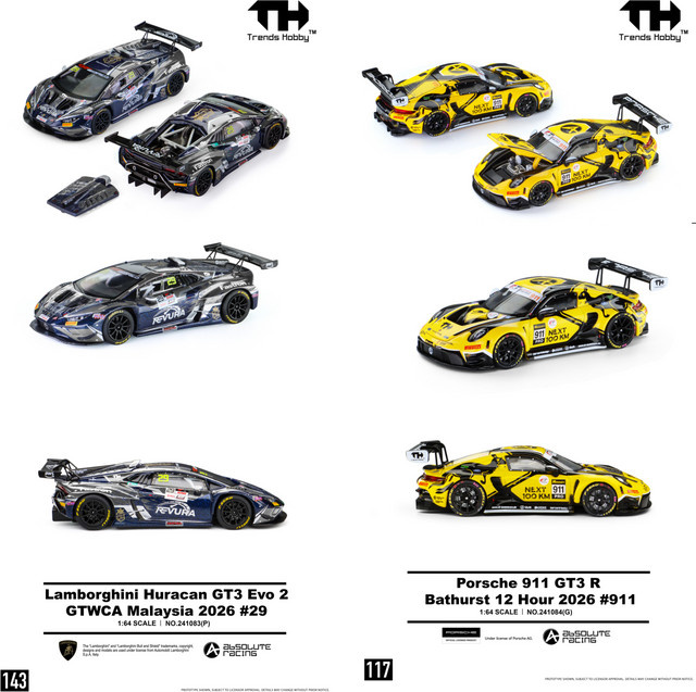 TSM MODEL Lamborghini Huracan GT3 EVO2, Automodell, 1:64, Metall - Bild 1
