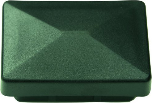 FLORAWORLD Pfostenkappe aus Kunststoff für Zaun und Eckpfosten 60 x 40 mm, Farbe: Grün, B/H/T: 6,5 x 2,7 x 4,4 cm - Bild 1
