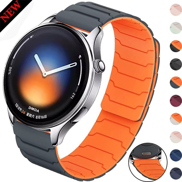 Xiaomi Uhrenarmband Silikon, Magnetarmband, 22 mm - Bild 1