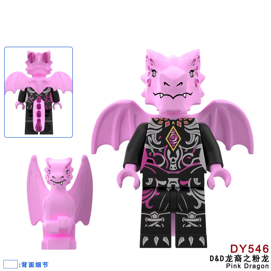 Bandai Warriors Bausteine, Dragonborn Mittelalterliche Drachen Ritter Soldaten, Puppen - Bild 2