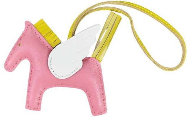 JMG Bags Leder Pegasus Anhänger, Kleine Pferdeflügel, White, Unisex - Bild 1